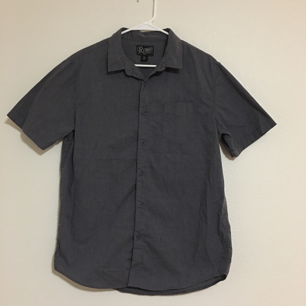 Grey button up - Picture 2 of 4